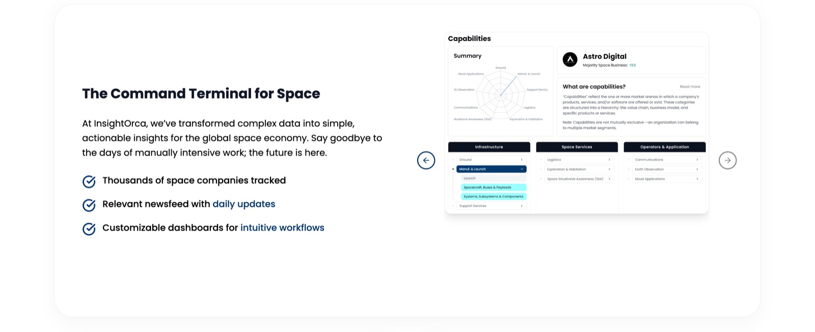 InsightOrca, product screenshot
